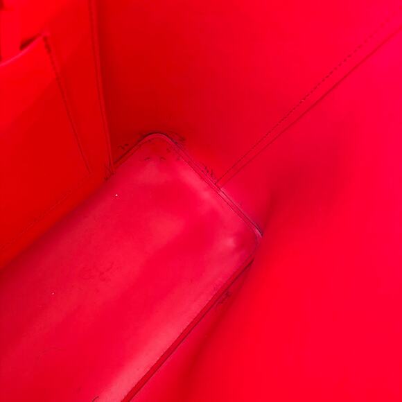 Kate Spade New York Extra Spicy Chili Pepper Black & White Striped Tote Bag - Picture 6 of 6